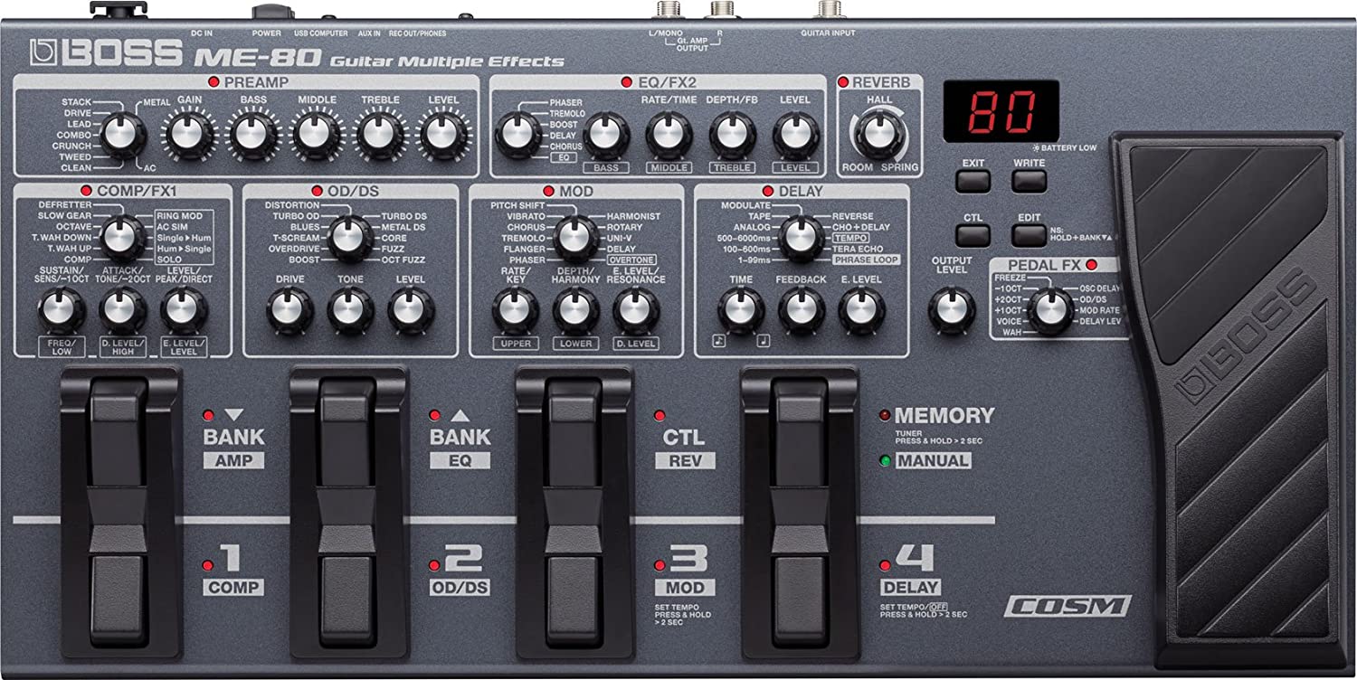 Boss Me80 guitar processor