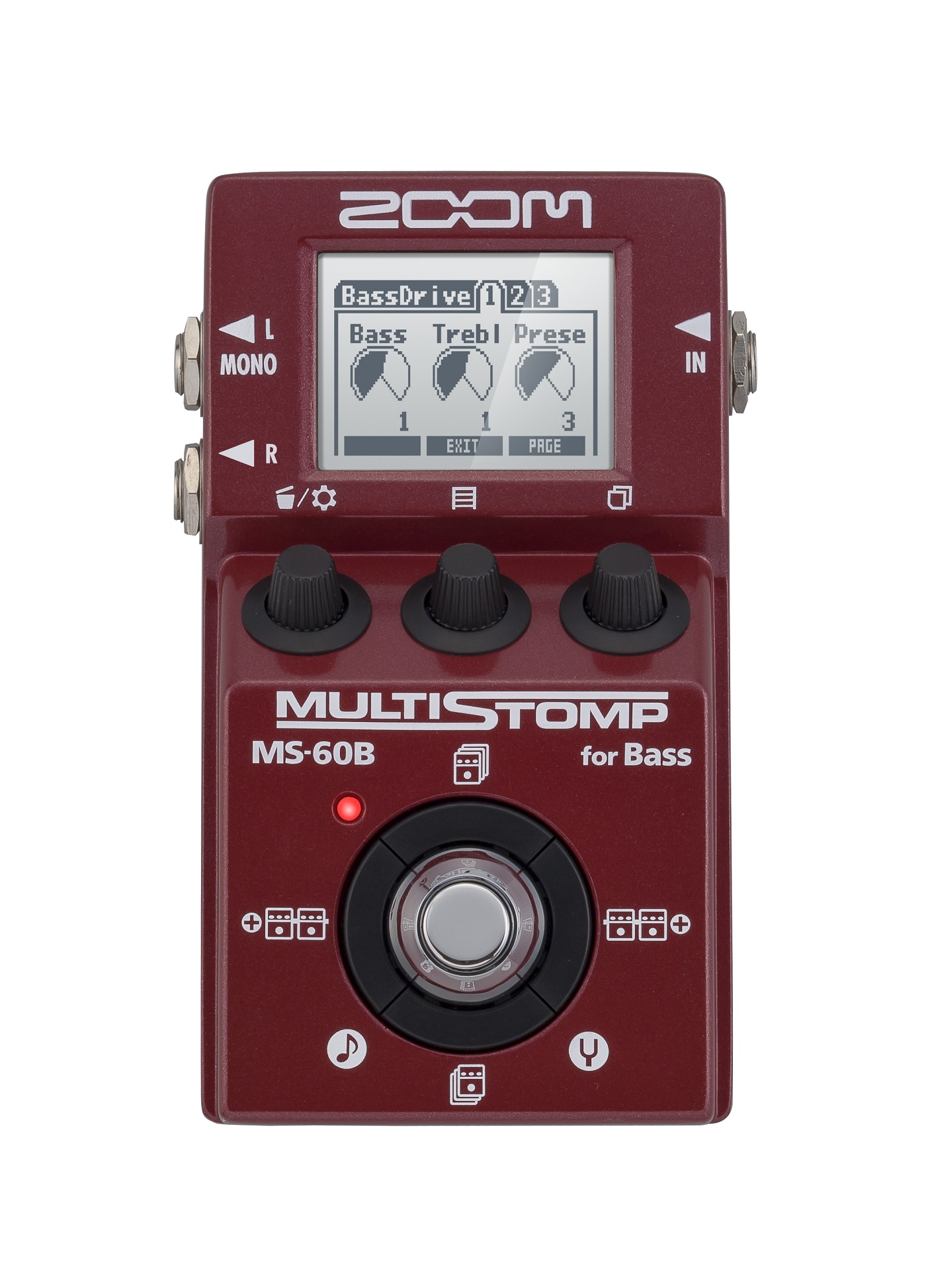 Zoom MS-60B Multistomp Bass Effects Pedal