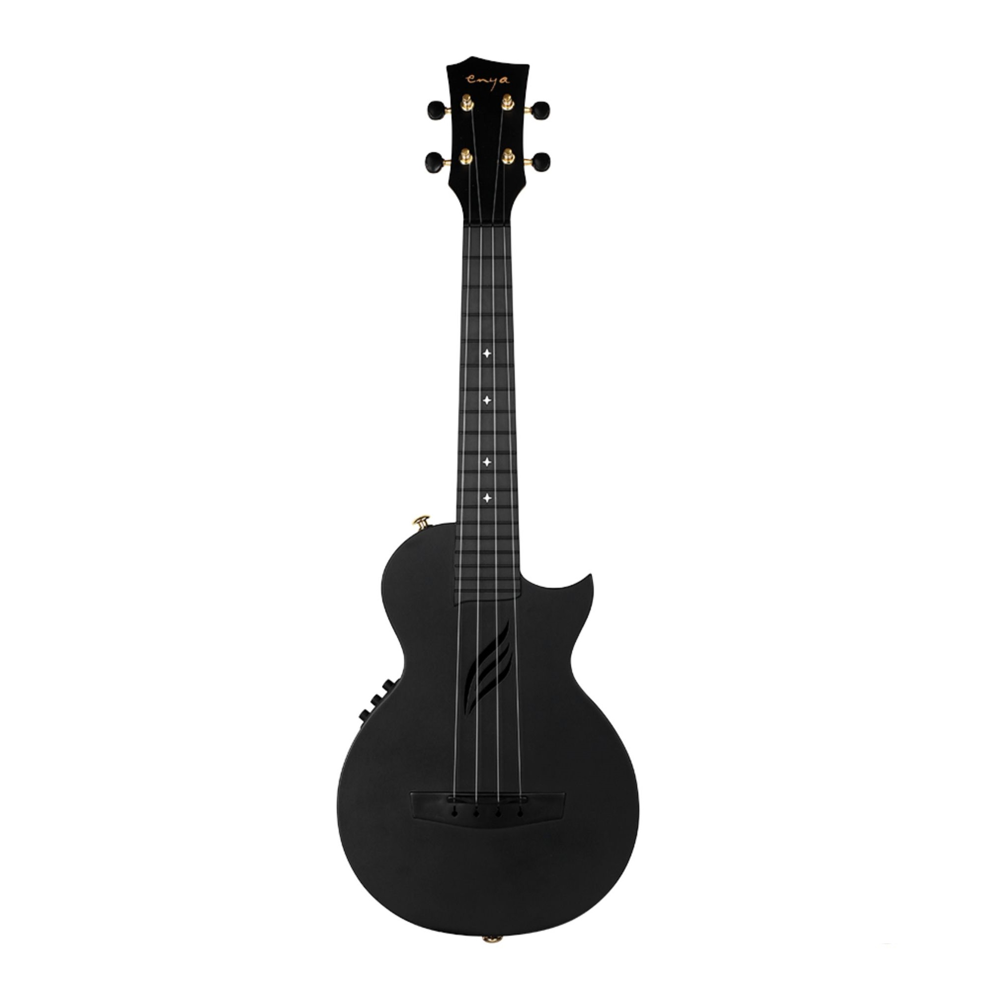 Enya Concert Nova UE Carbon Fiber Travel Ukulele with AcousticPlus