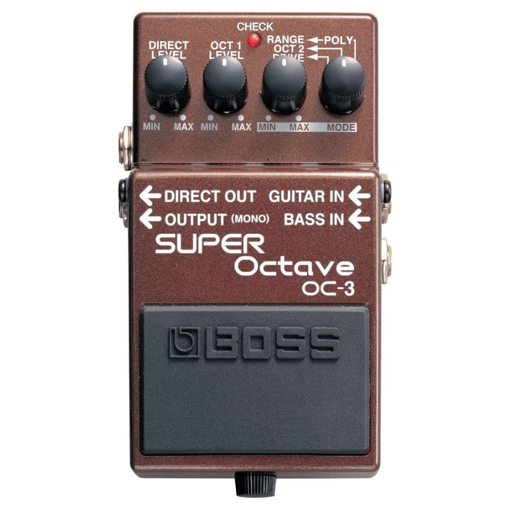 boss oc 3 guitar and bass octave pedal
