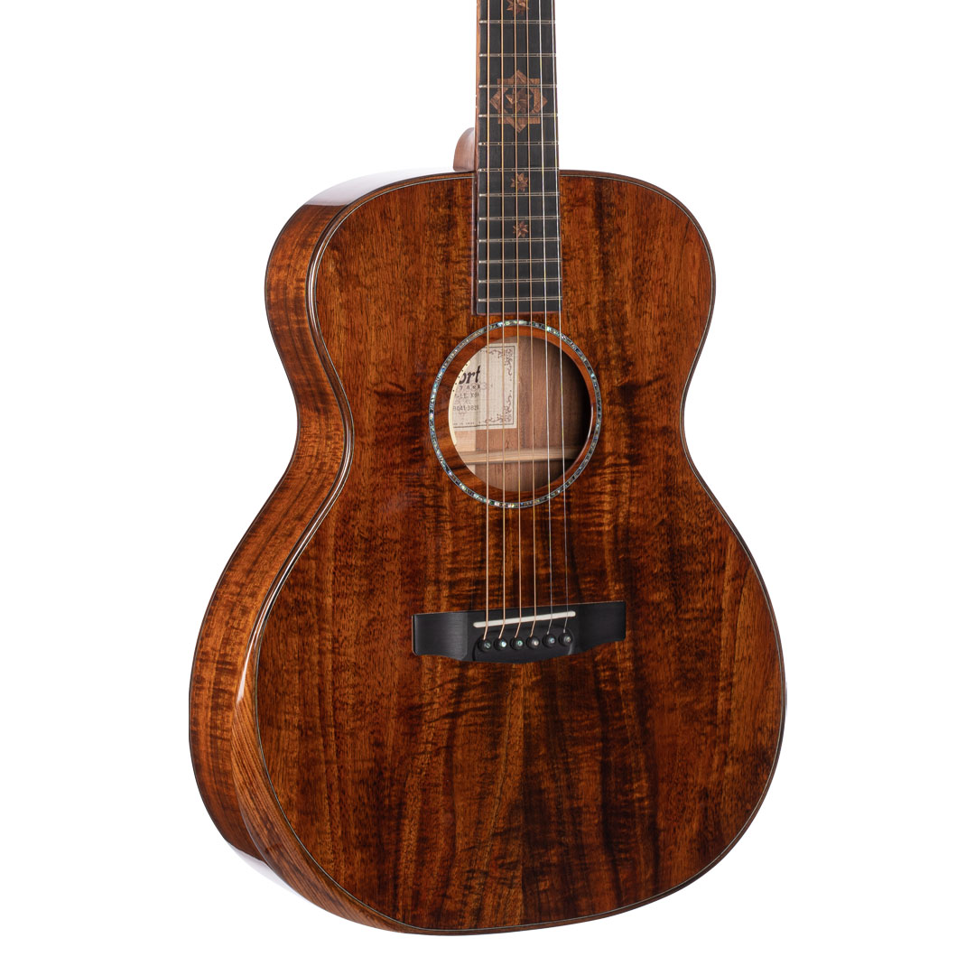 Cort OM-LE KOA Electric Acoustic Guitar with Case online in India at johnsmusicin at the lowest price Online price in India