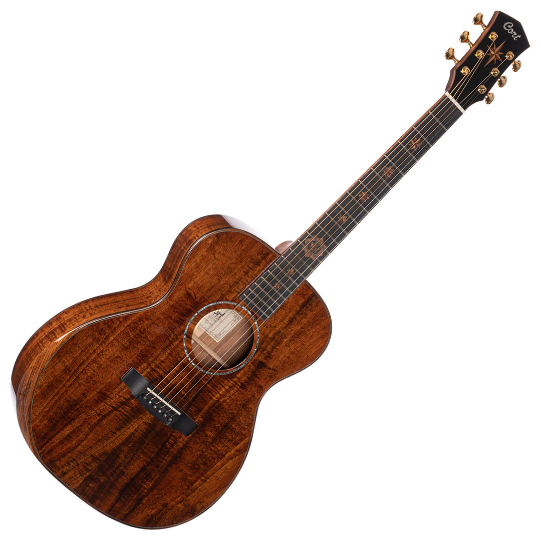 Cort OM-LE KOA Electric Acoustic Guitar with Case online in India at johnsmusicin at the lowest price Online price in India