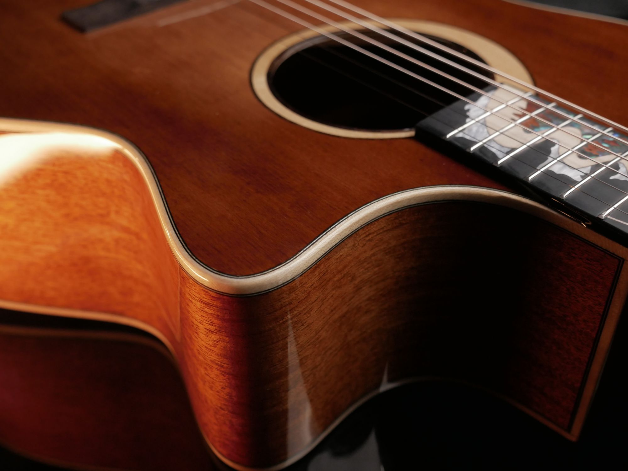 SQOE SQ-PFZL-FG Solid spruce top Acoustic Guitar Vintage Cherry red gloss online in India at johnsmusicin at the lowest price Online price in India