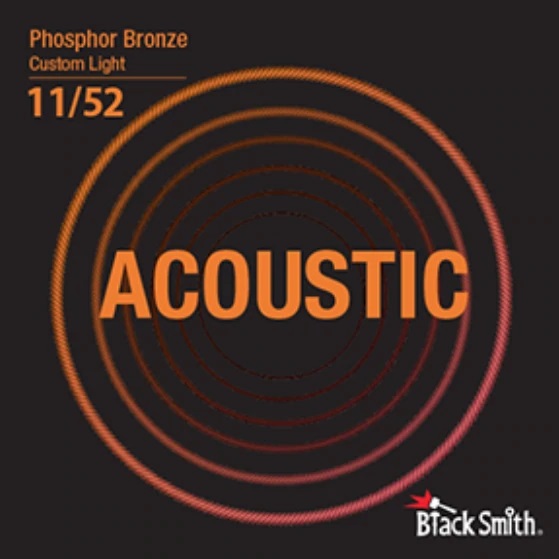 BlackSmith 1152 Phosphor Bronze Acoustic Guitar Strings - Custom Light PB-1152 Online Price in India