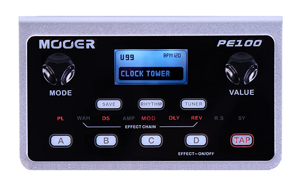 Mooer PE100 Portable Guitar Effects