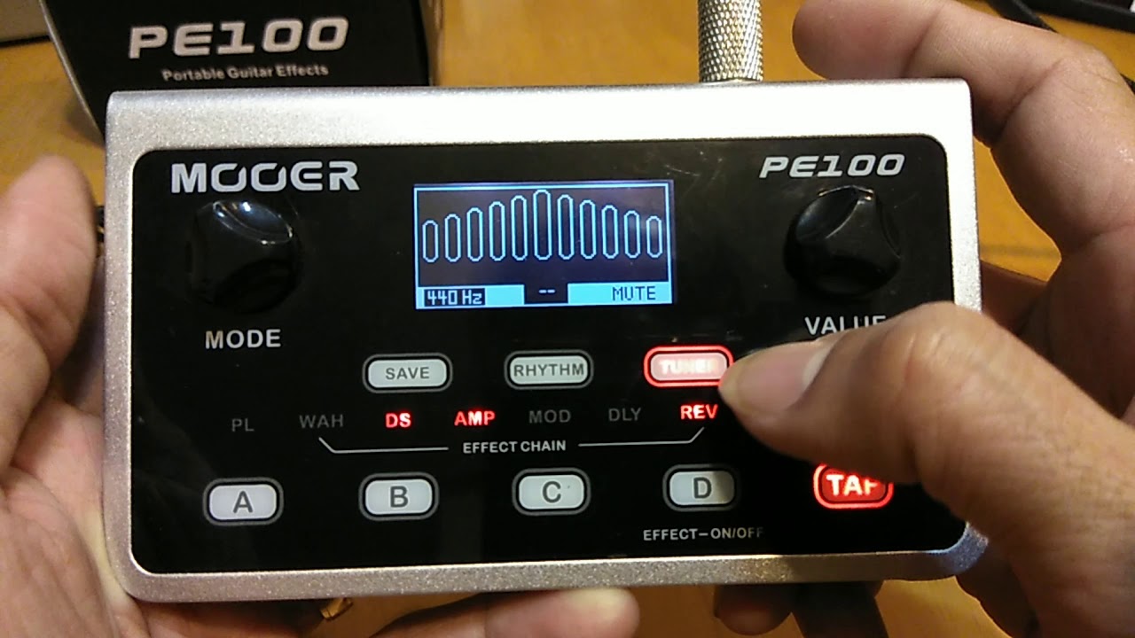 Mooer PE100 Portable Guitar Effects