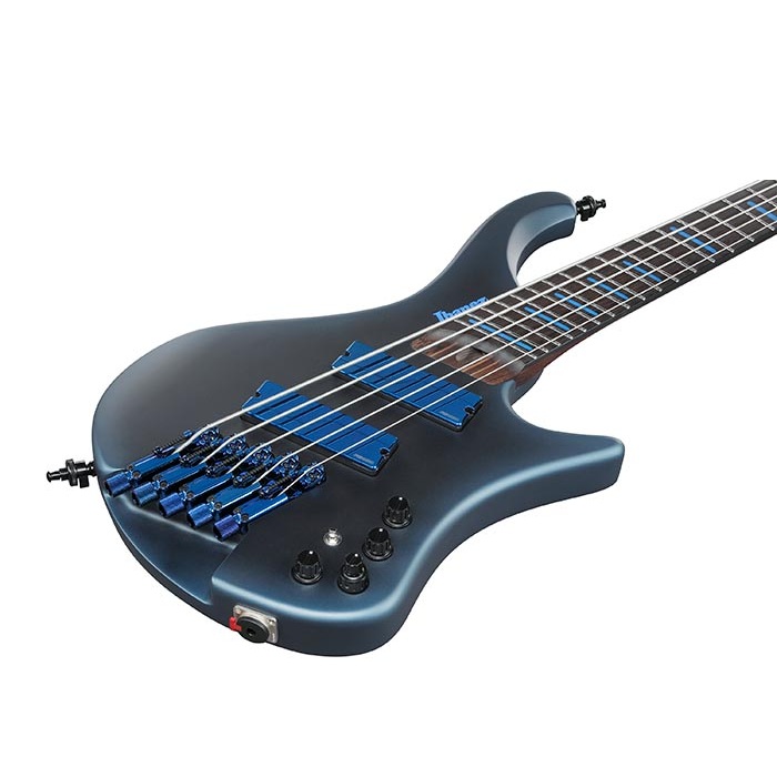 Ibanez EHB5MSBSP 5 string Multi-scale Bass Guitar Midnight Arctic Ocean Matte