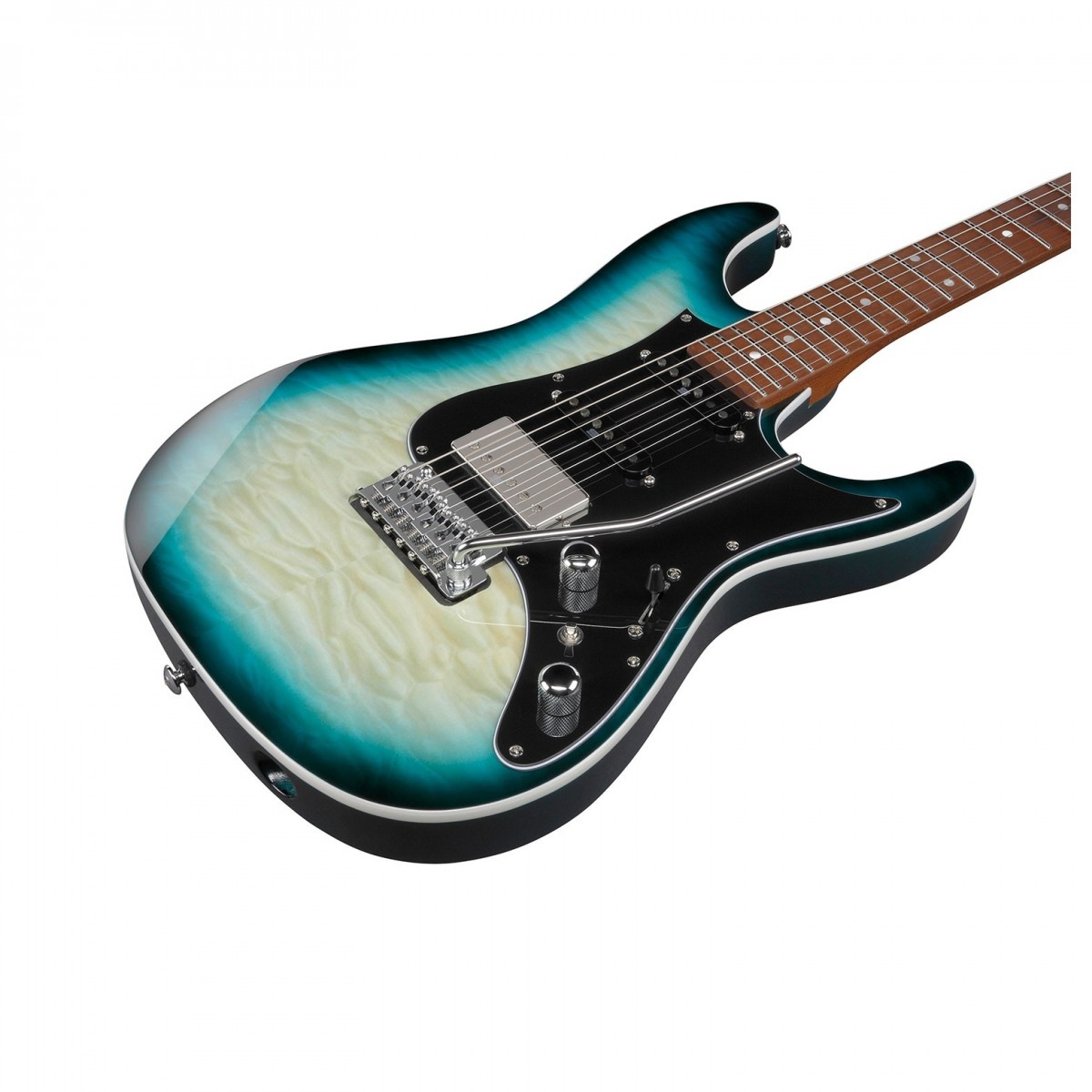 Ibanez AZ24P1QM DOB Premium Electric Guitar Deep Ocean Blonde online in India at johnsmusicin at the lowest price Online price in India