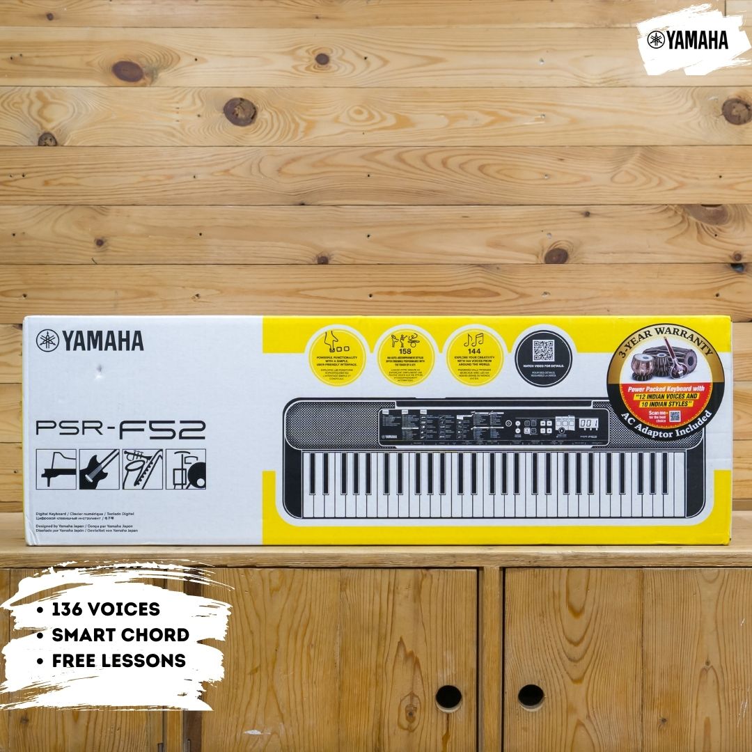 Yamaha PSR-F52 Portable Keyboard with 61 Keys Online price in India