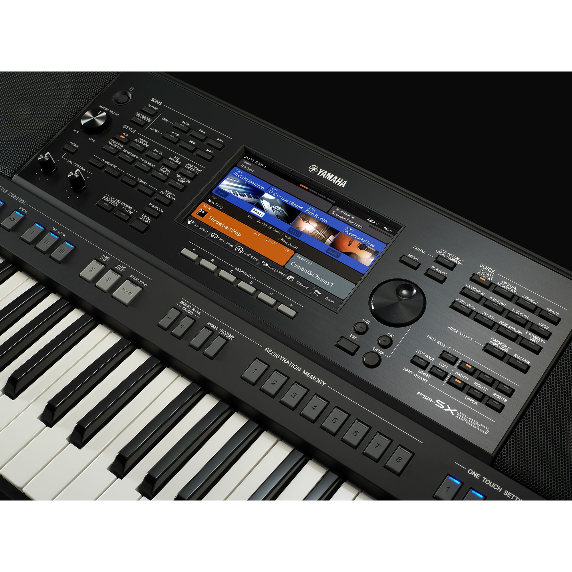 Yamaha PSR-SX920 Arranger Workstation With 61 Keys