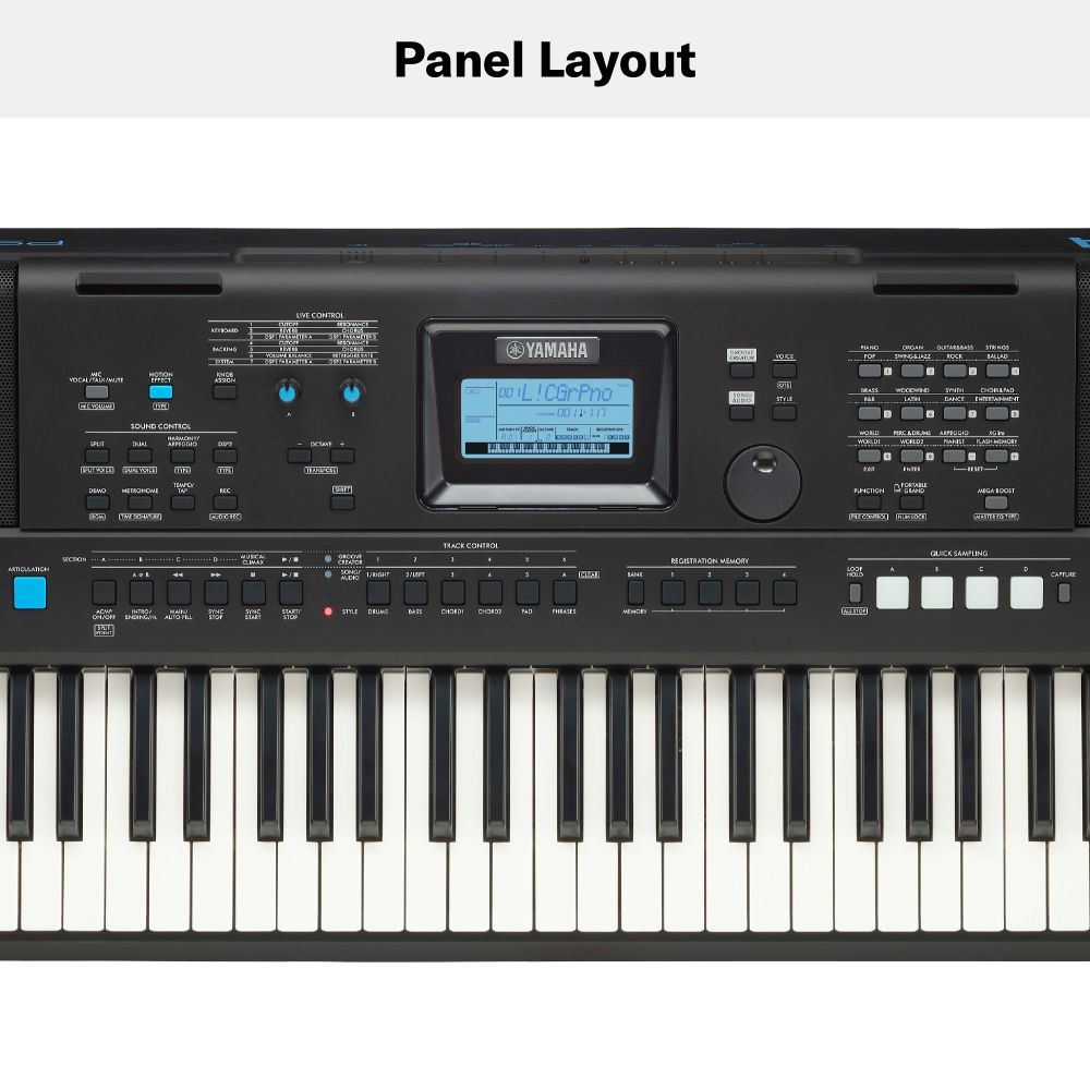 Yamaha PSR-E473 Portable Keyboard With 61 Keys Online price in India