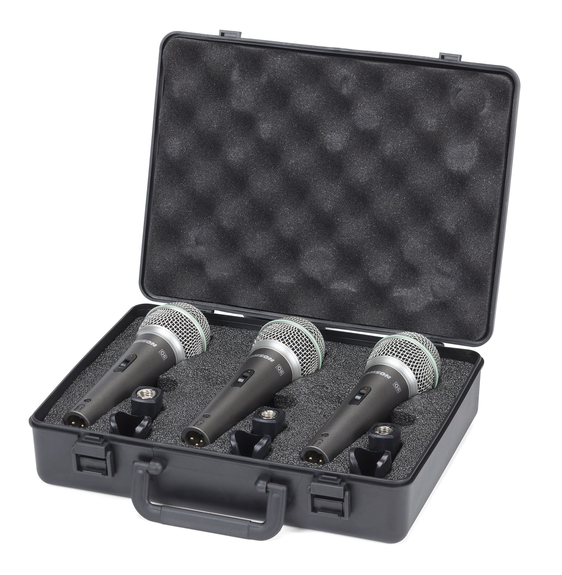 Samson Q6 Dynamic Microphone 3-pack
