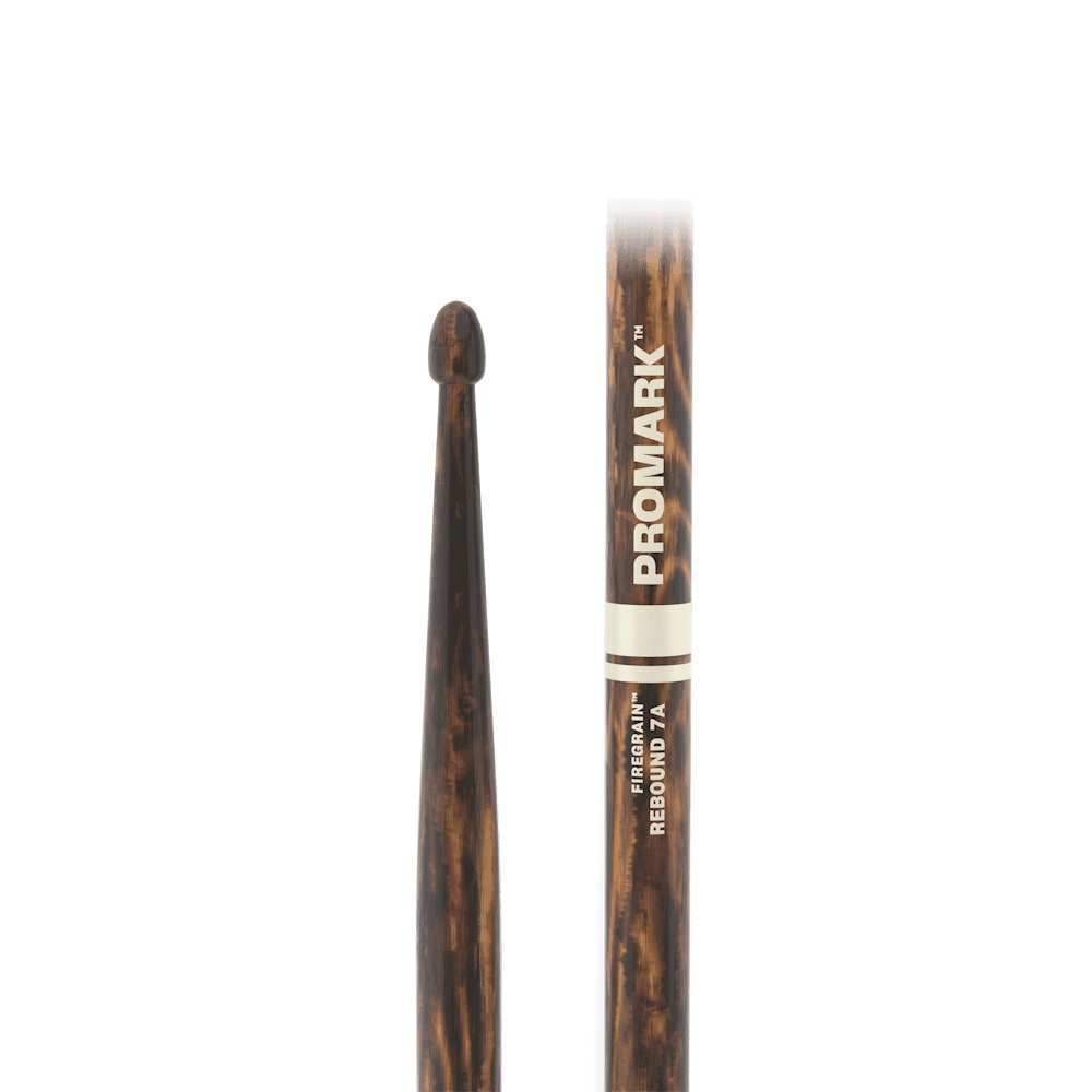 Promark R7AFG Lacquered FireGrain Rebound 7A Drumstick online in India at johnsmusicin at the lowest price Online price in India