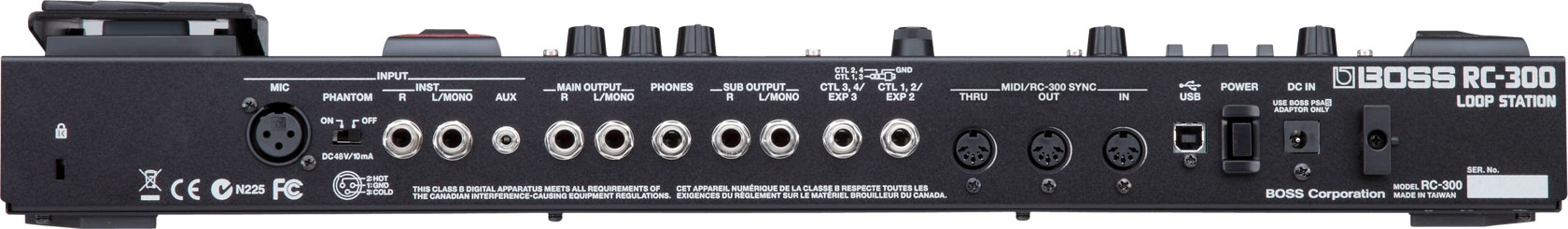 Boss RC-300 Loop Station 3-track Looper Pedal