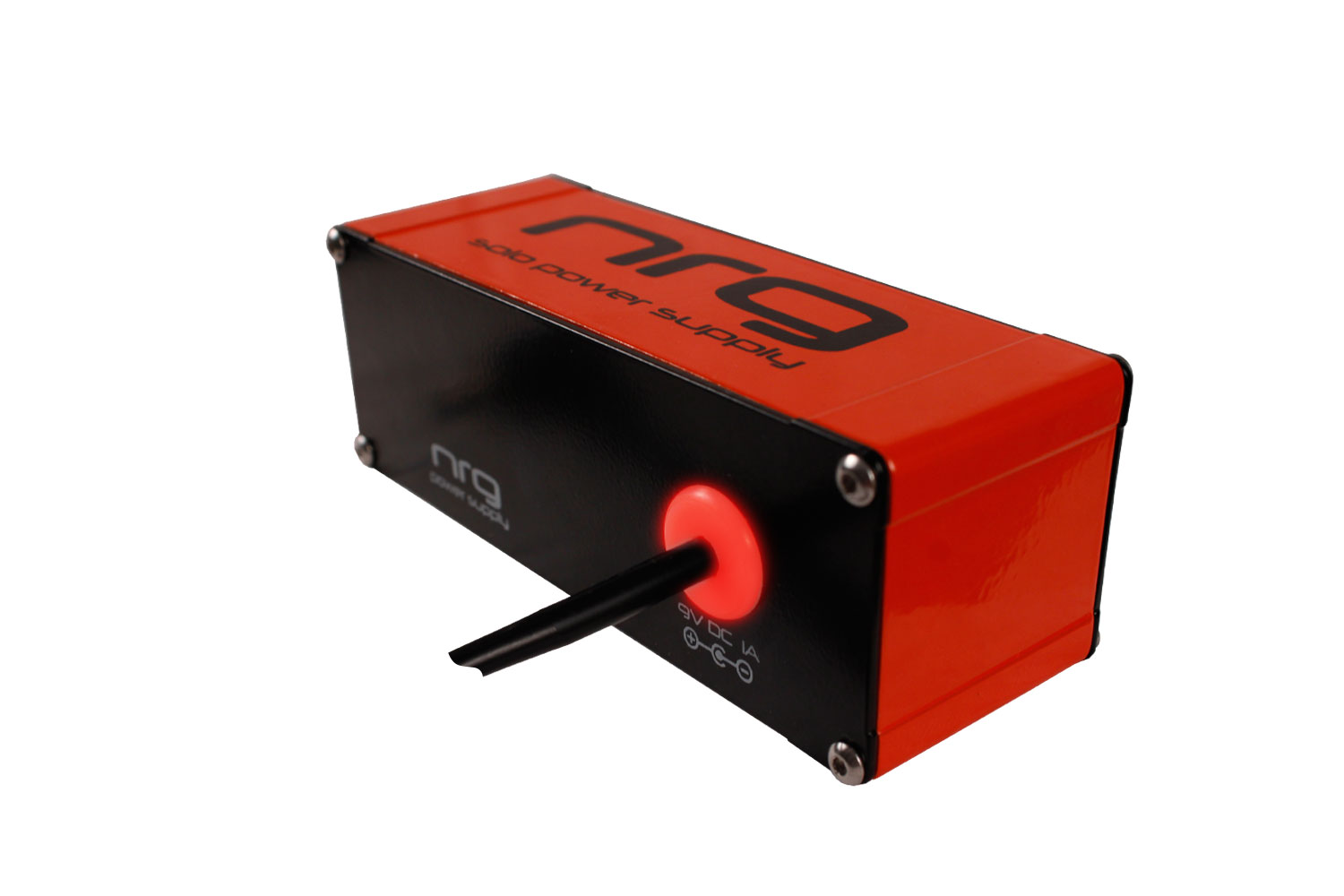 NRG Solo Power Supply  9volts 1amp Center -ve Brick Red