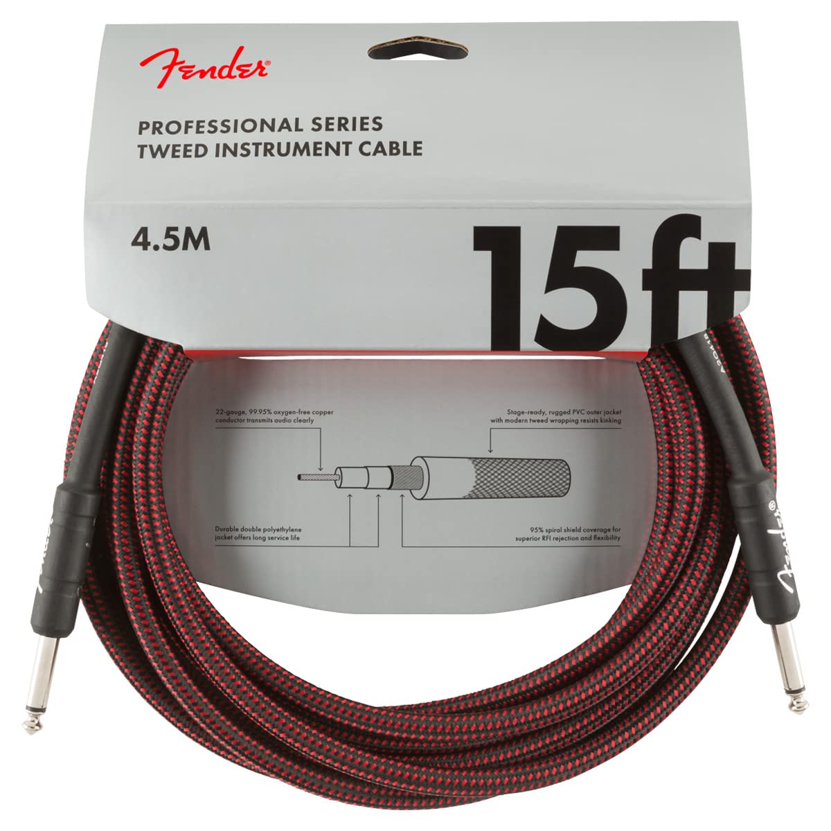 Fender Professional Series Tweed Instrument White Cables 0990820066 online in India at johnsmusicin at the lowest price Online price in India