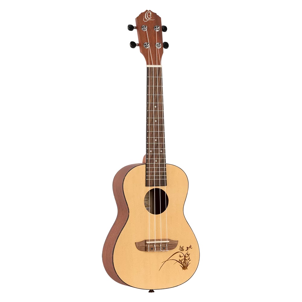 Ortega Bonfire Series Concert Size Ukulele Natural - RU5