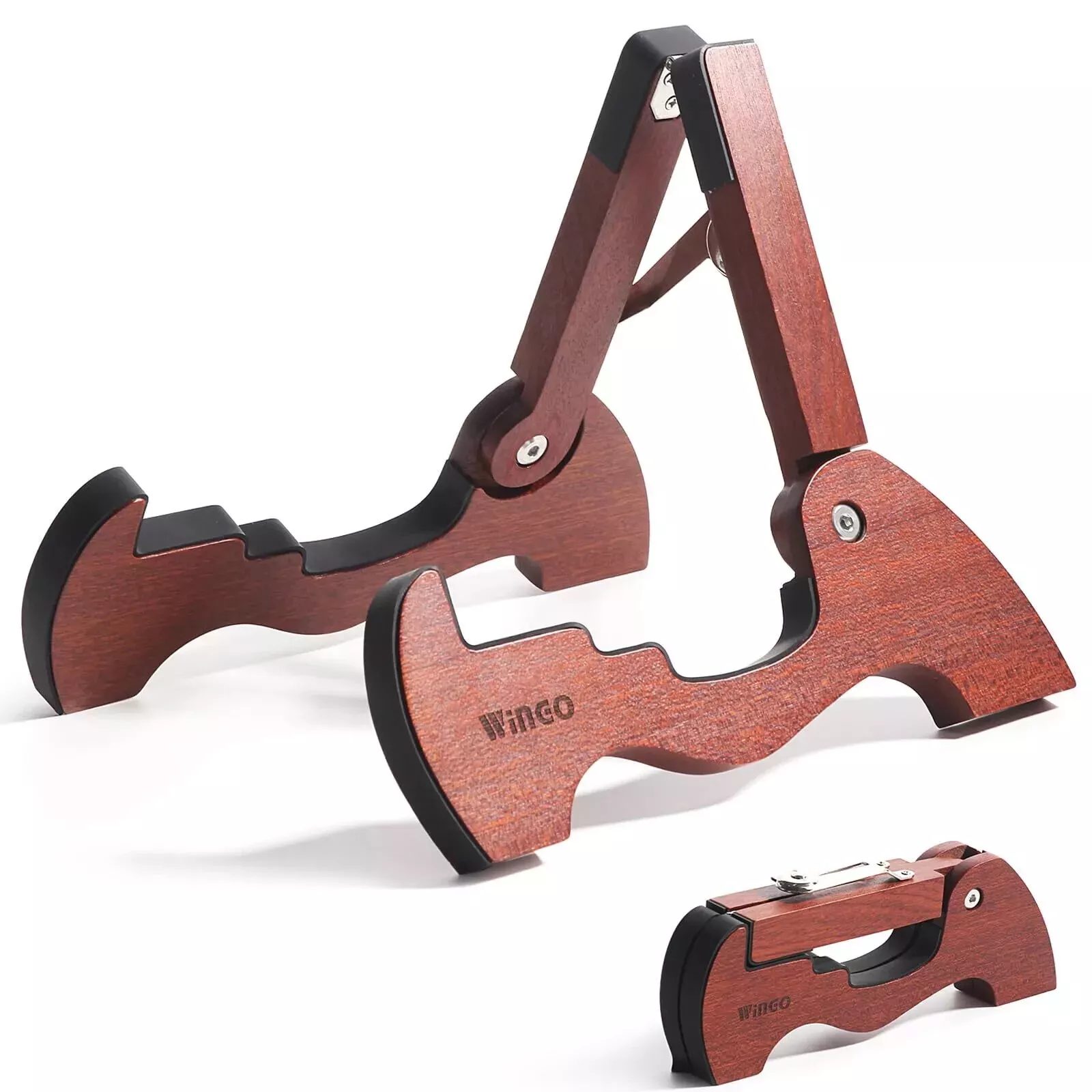 Wingo SK-80 Folding Wooden Guitar Stand online in India at johnsmusicin at the lowest price Online price in India