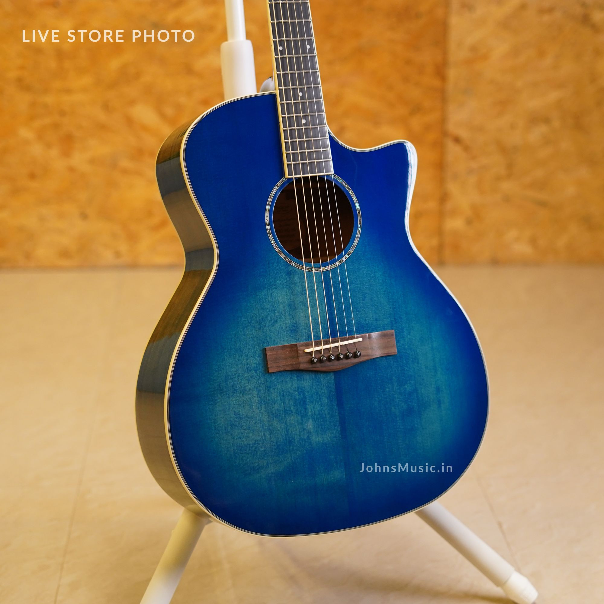 sqoe S340 blue acoustic guitar online price in India