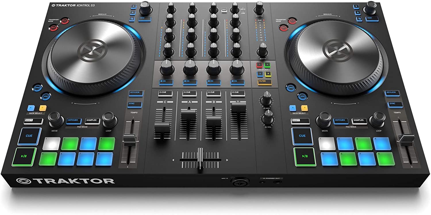 Native Instruments Traktor Kontrol S3 4-Channel 4 DJ Controller