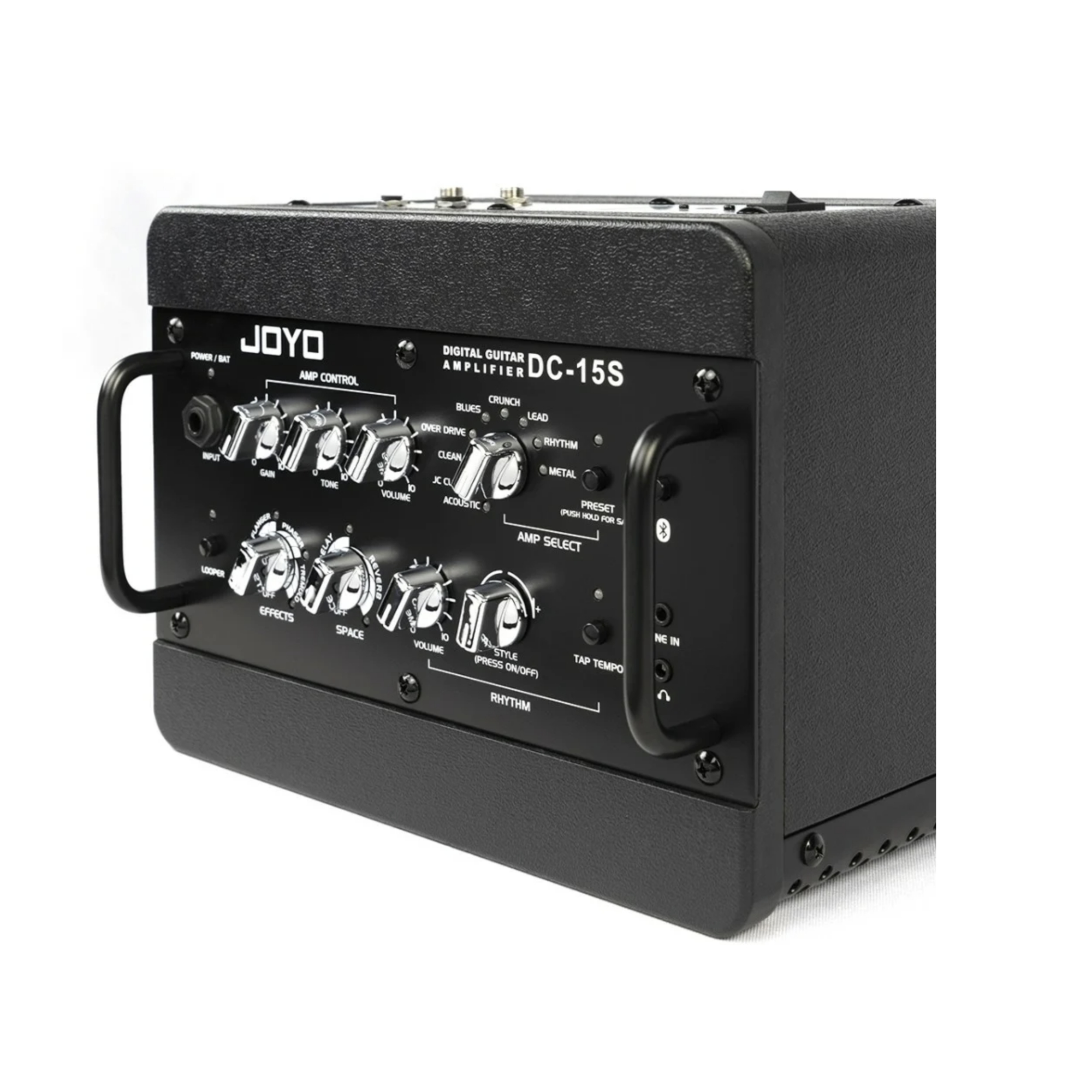 JOYO DC15 S Guitar Amplifier 15W With Multi Fx Looper Bluetooth Footswitch and Drums online in India at johnsmusicin at the lowest price Online price in India