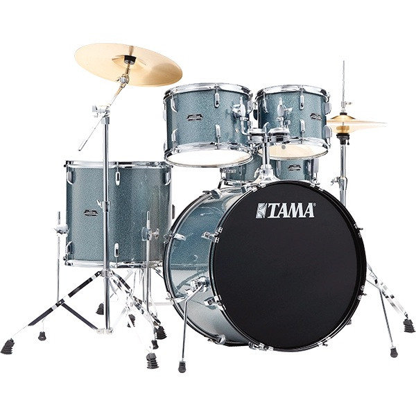 Tama Stagestar 5-Piece Acoustic Drum Kit with 22-Inch Bass Drum and FREE Pluto Alloy Cymbals