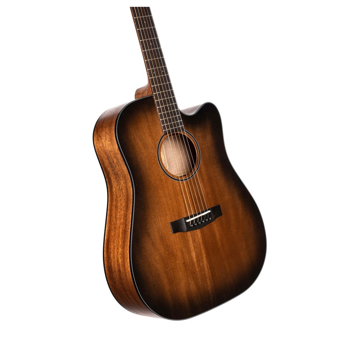 Cort Core DC All Mahogany Open Pore Electro Acoustic Guitar Online Price in India