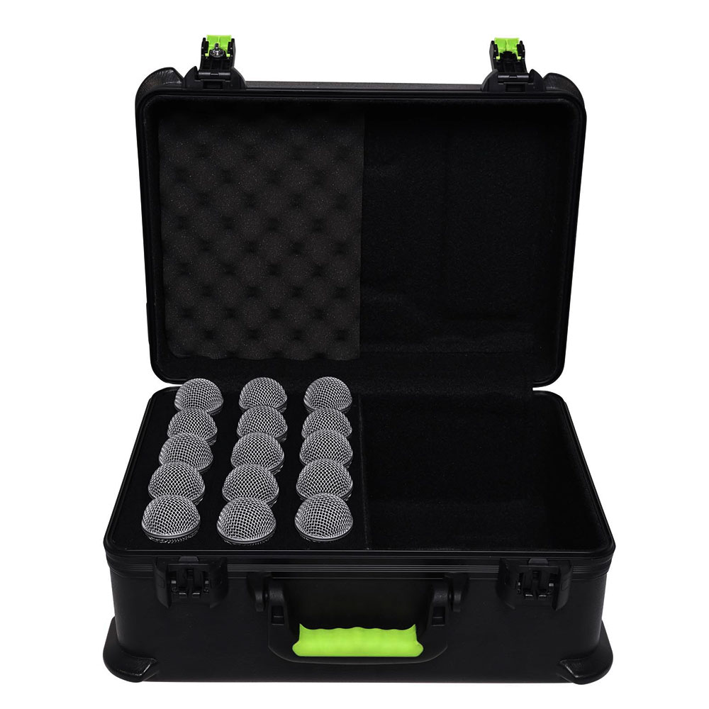 Shure SH-MICCASE15 Molded Case for 15 Wired Microphones online in India at johnsmusicin at the lowest price Online price in India