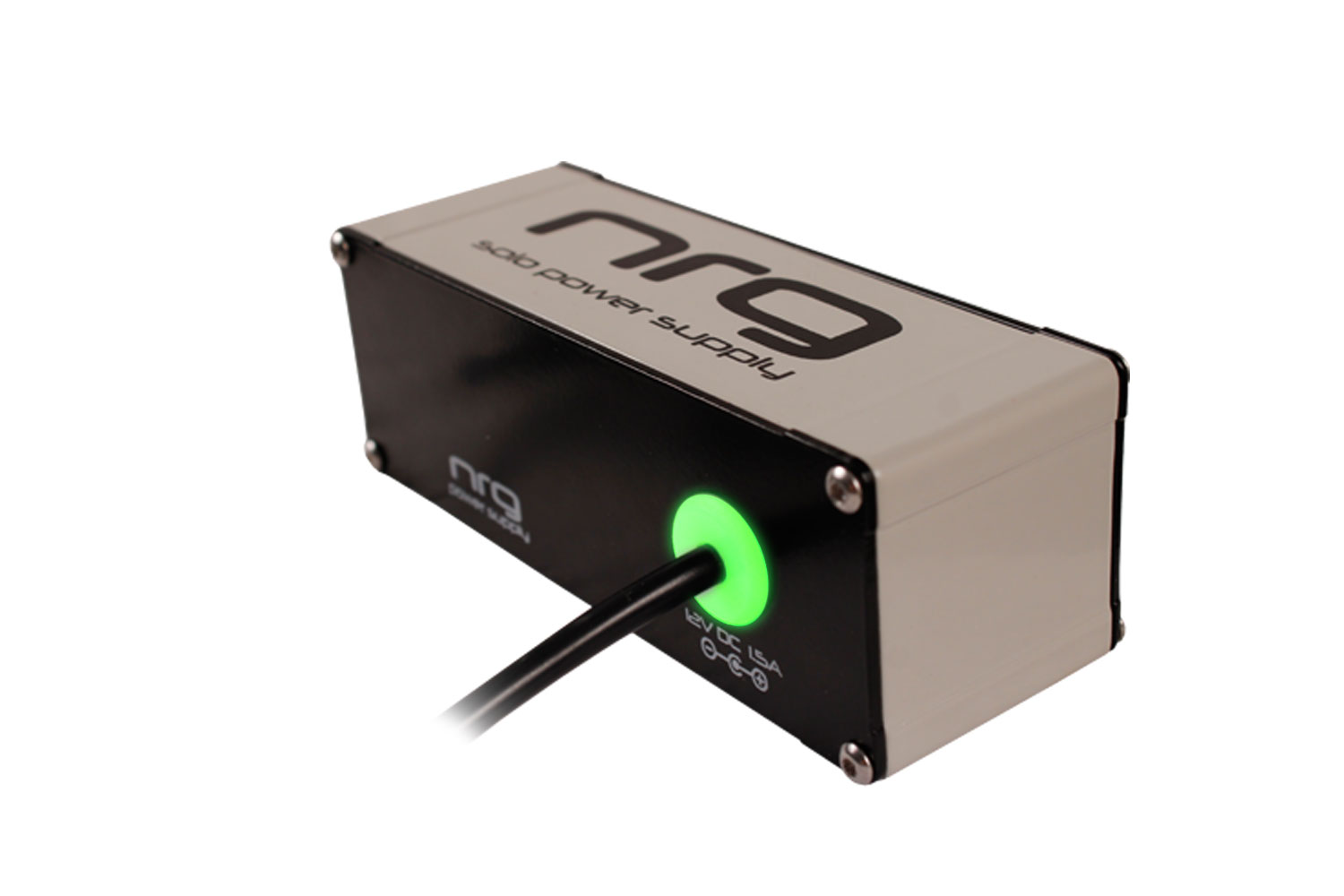 NRG Solo Power Supply  12volts 15amp Center ve Silver