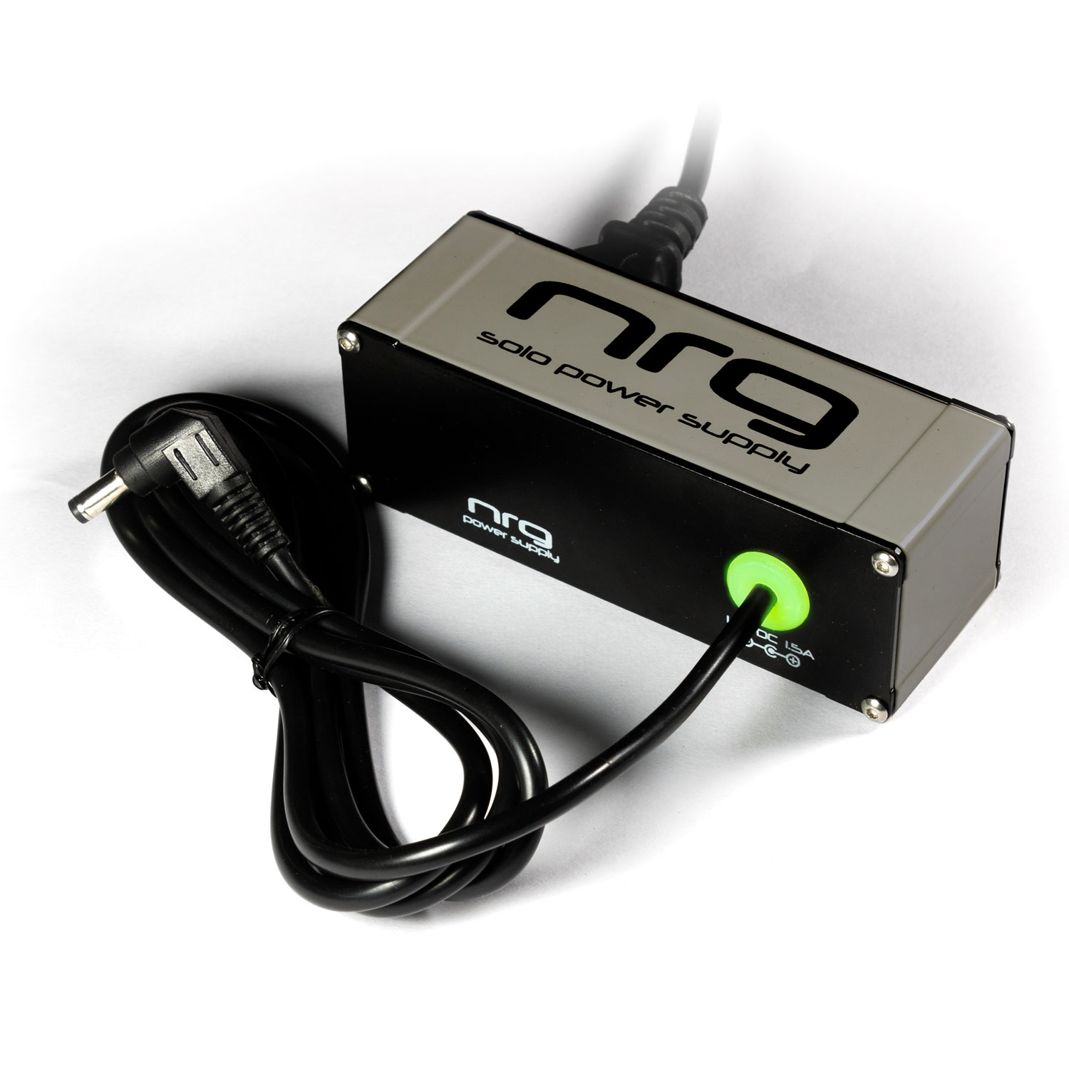 NRG Solo Power Supply 12volts 15amp Center ve Silver