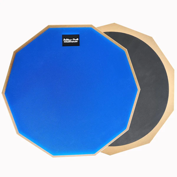 Softline Pro Silicone Dumbed Drum Practice Pad 12 and 10 Corners Double Sided online in India at johnsmusicin at the lowest price Online price in India
