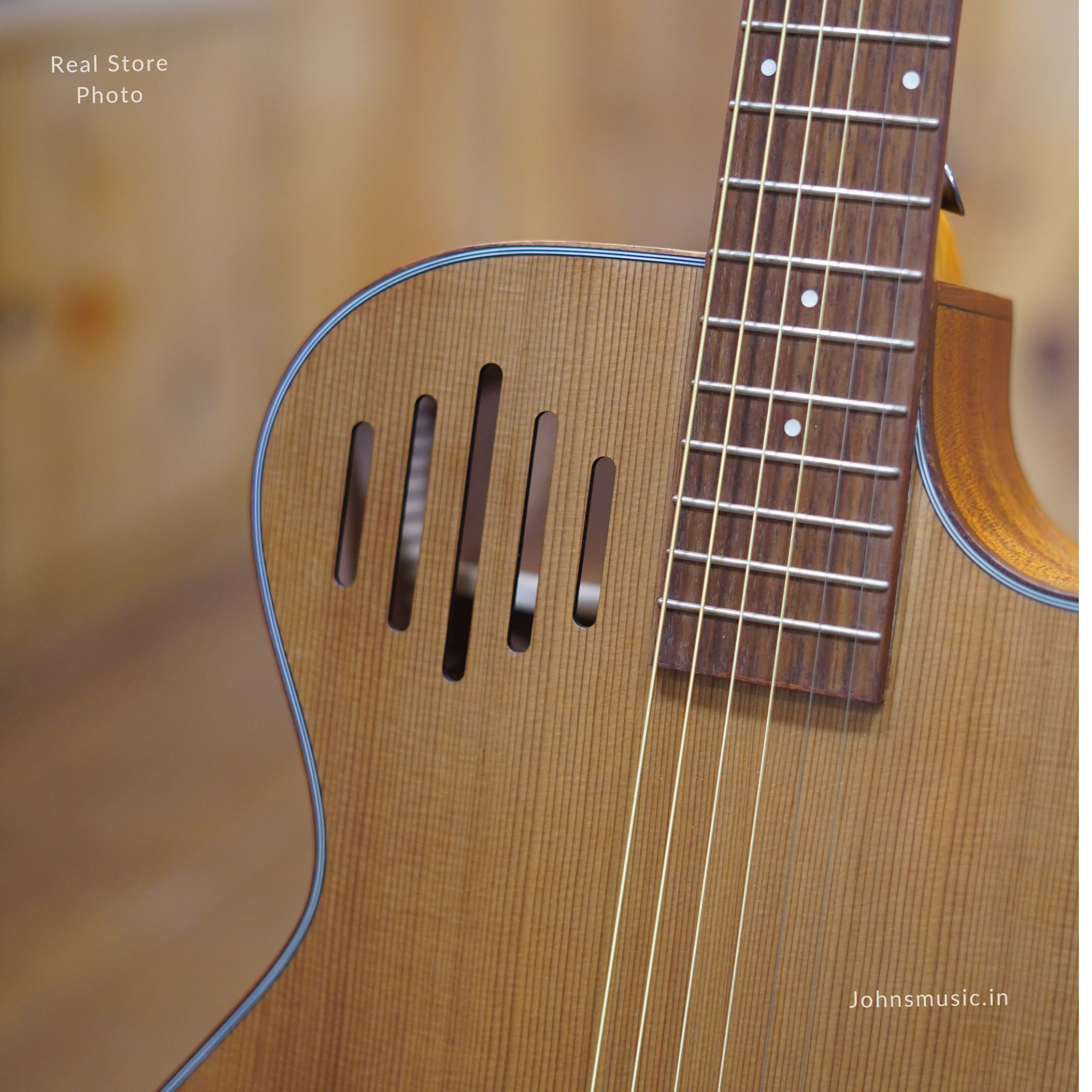 SQOE SQ-J Acoustic Guitar - Natural Matt