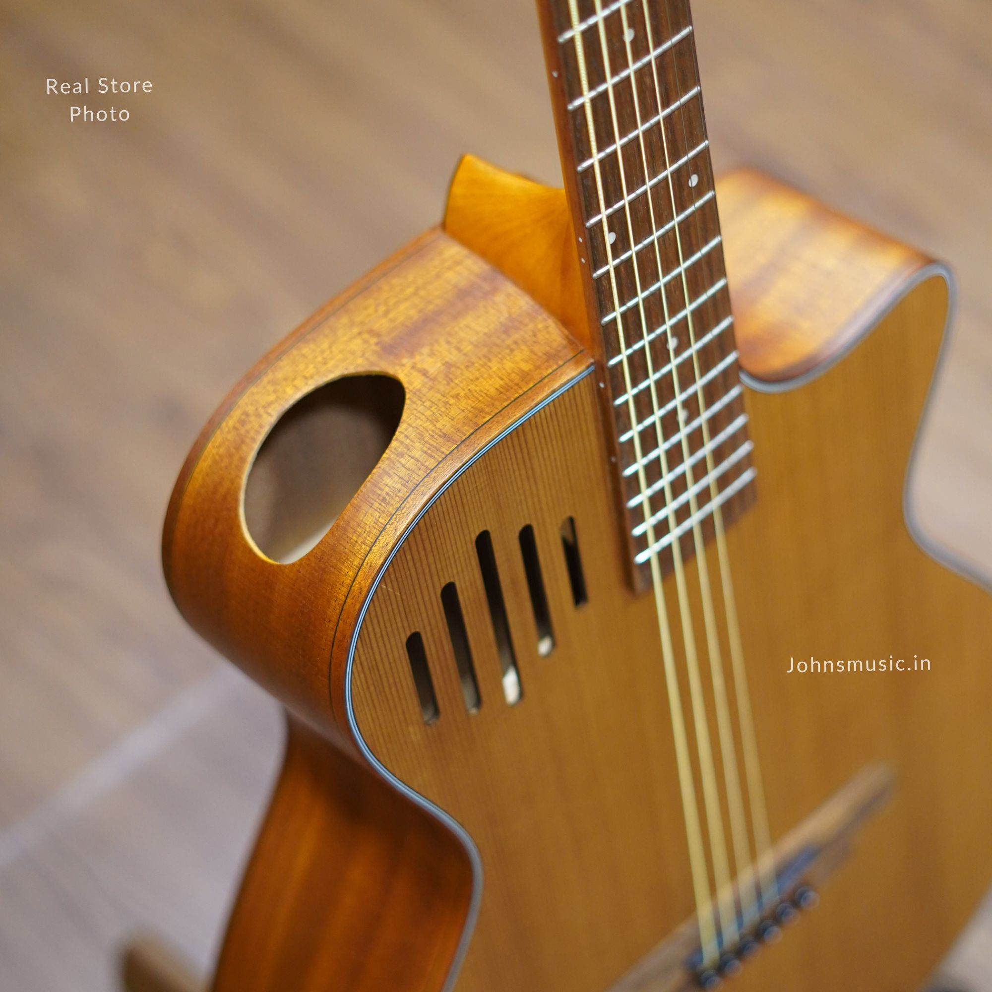 SQOE SQ-J Acoustic guitar - Natural Matt Online price in India