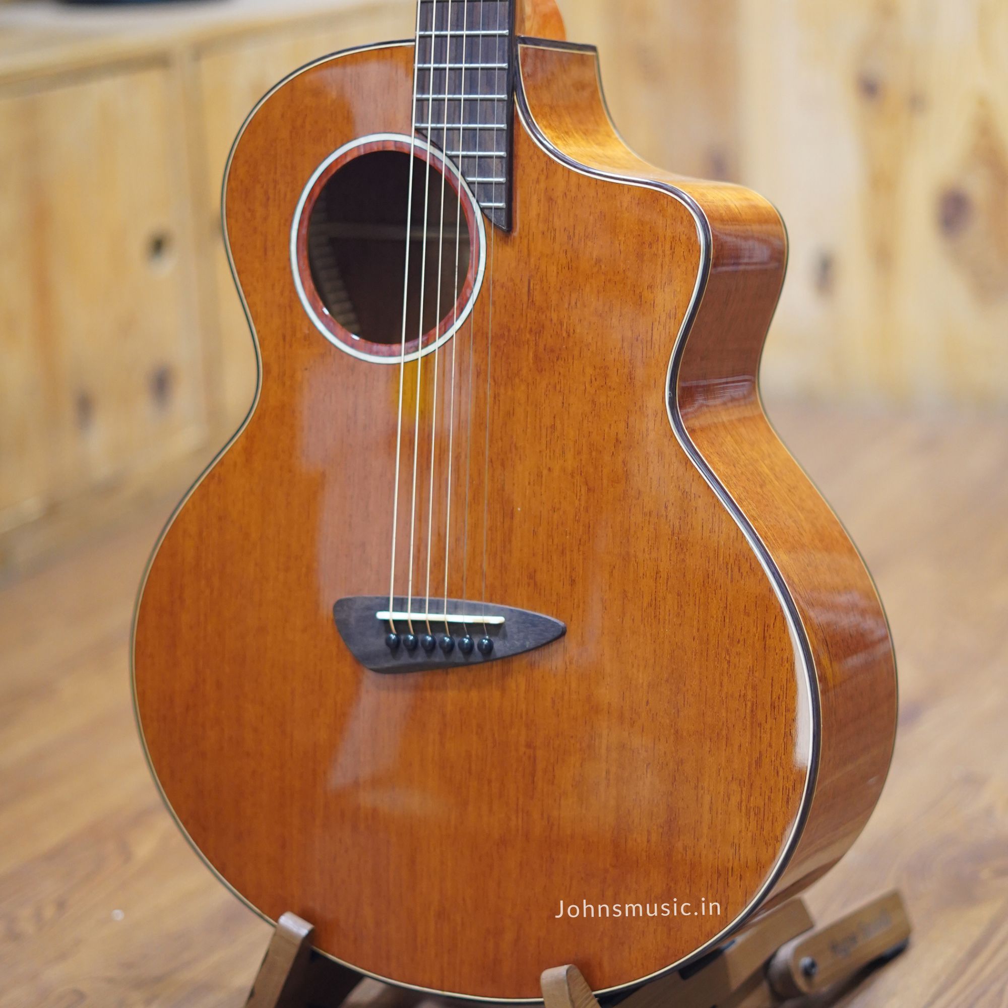 SQOE SQ-G40 Solid mahogany top Acoustic guitar - Natural gloss Online price in India
