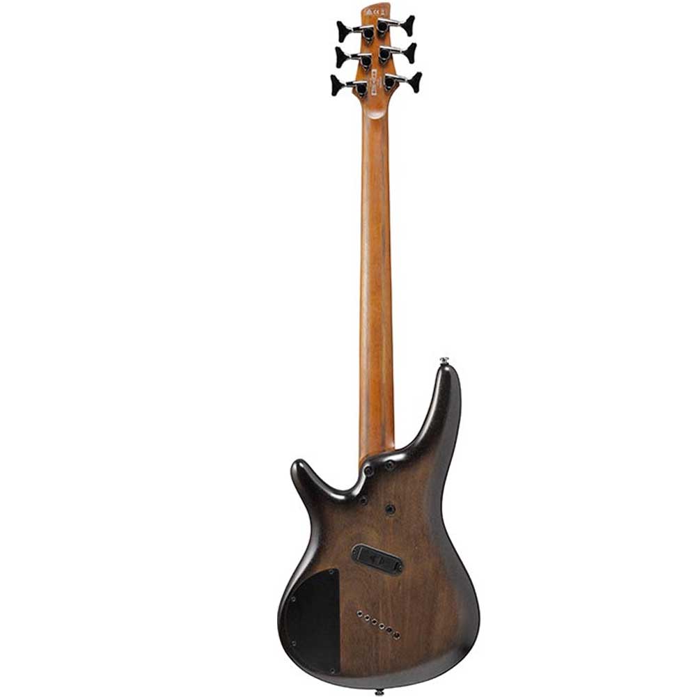 Ibanez SRC6MS SR Series 6 String Bass Guitar Black Stained Burst Low Gloss