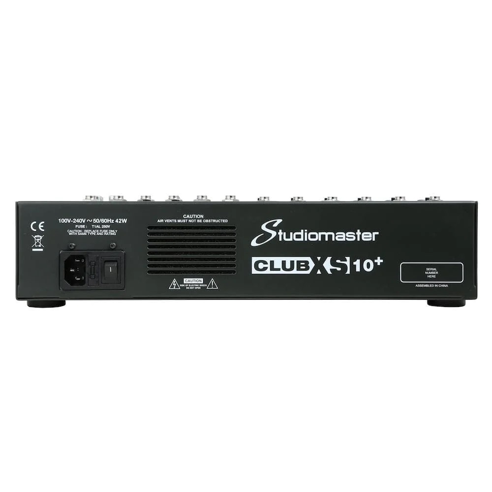 Studiomaster CLUB XS10 10 Channel Analog Mixer Online Price in India
