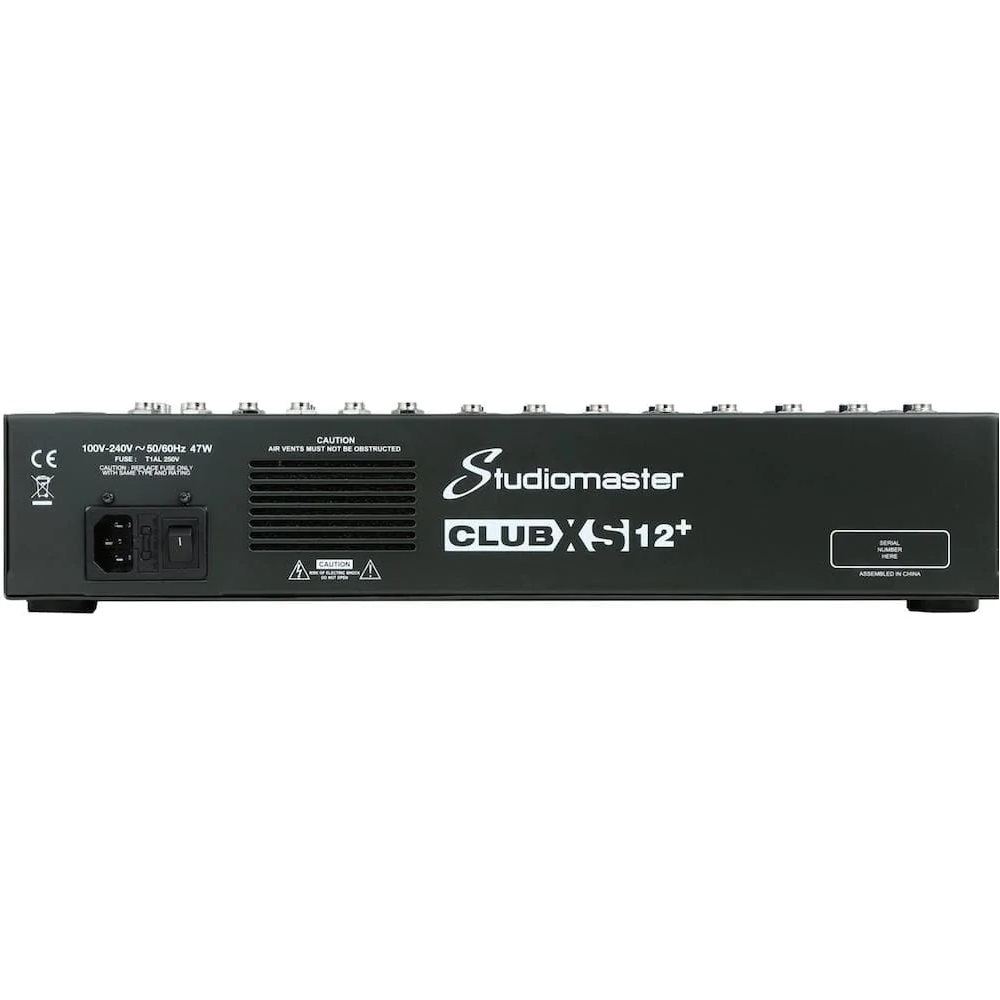 Studiomaster CLUB XS12 12 Channel Analog Mixer Online Price in India