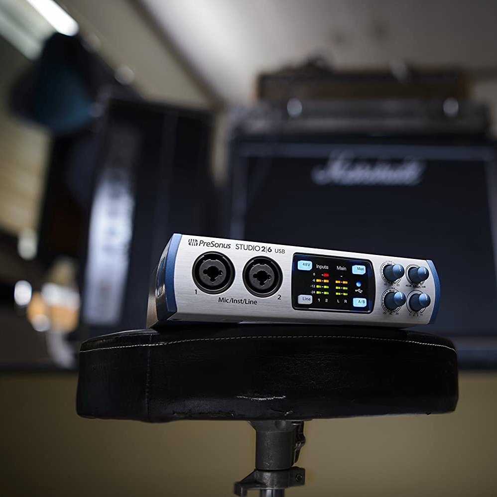 PreSonus Studio 26 - 2x4 192 kHz USB 20 Audio Interface