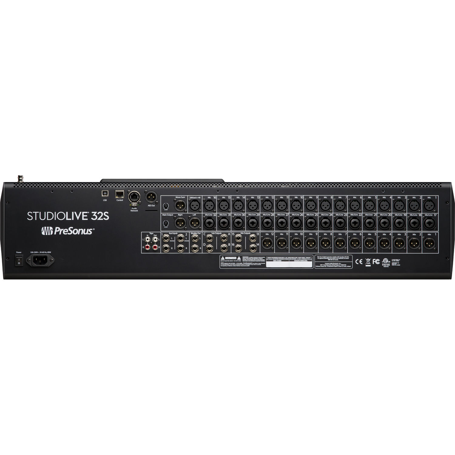 PreSonus StudioLive 32S Digital Mixer Recorder and Interface