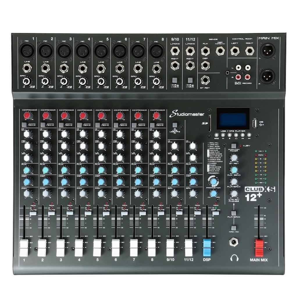 Studiomaster CLUB XS12 12 Channel Analog Mixer Online Price in India