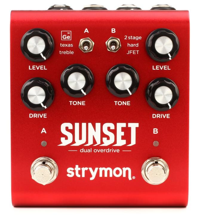 STRYMON SUNSET GUITAR OVERDRIVE PEDAL