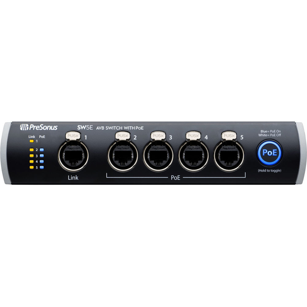 PreSonus SW5E 5-Port AVB Switch with PoE Online price in India