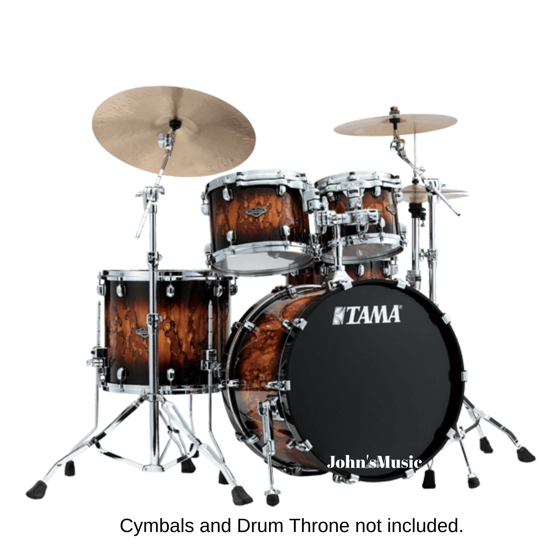 Tama Starclassic WalnutBirch 6 piece Drum Kit WBSS52RZS MBR