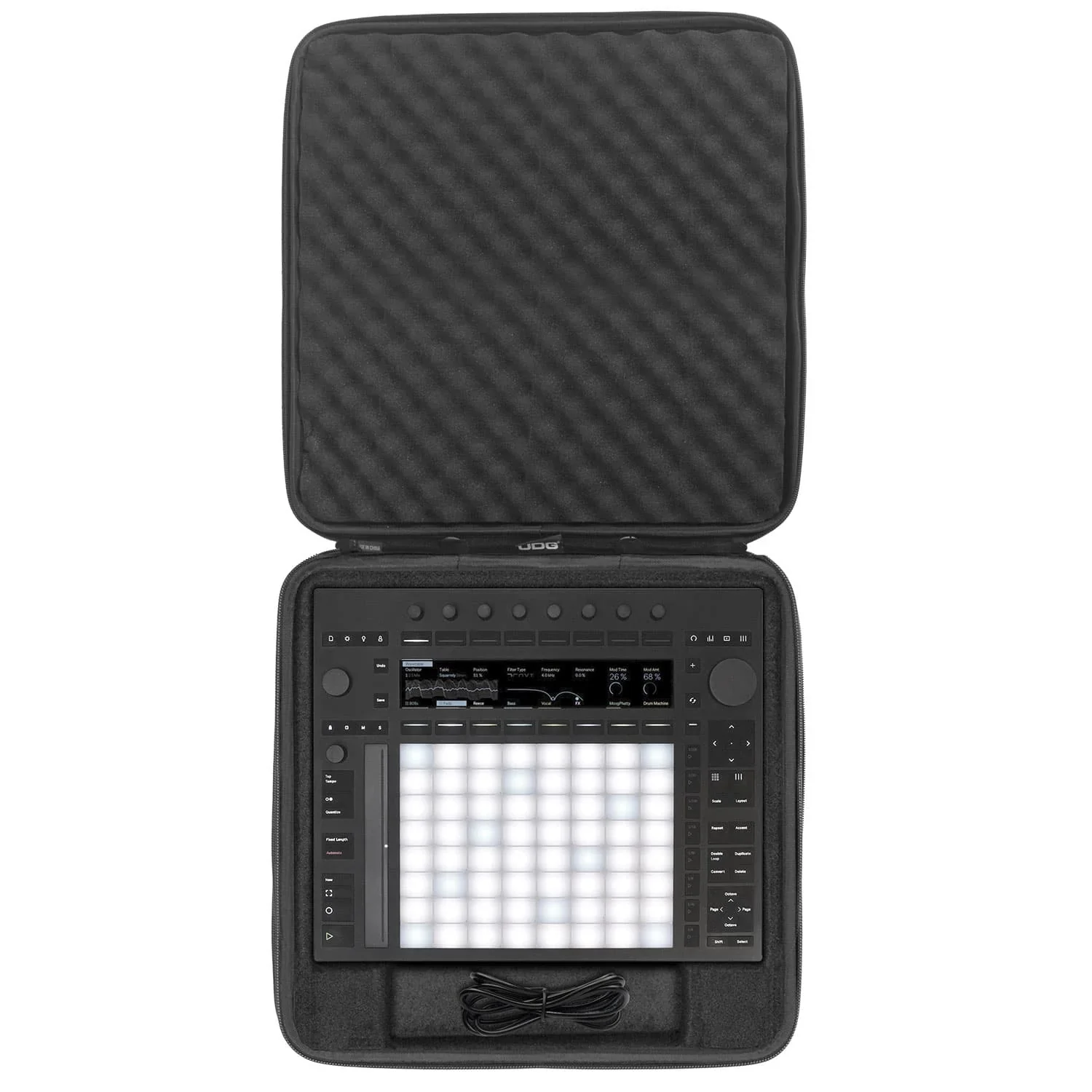 UDG U8499BL Creator Ableton Push 3 Hardcase Black online in India at johnsmusicin at the lowest price Online price in India