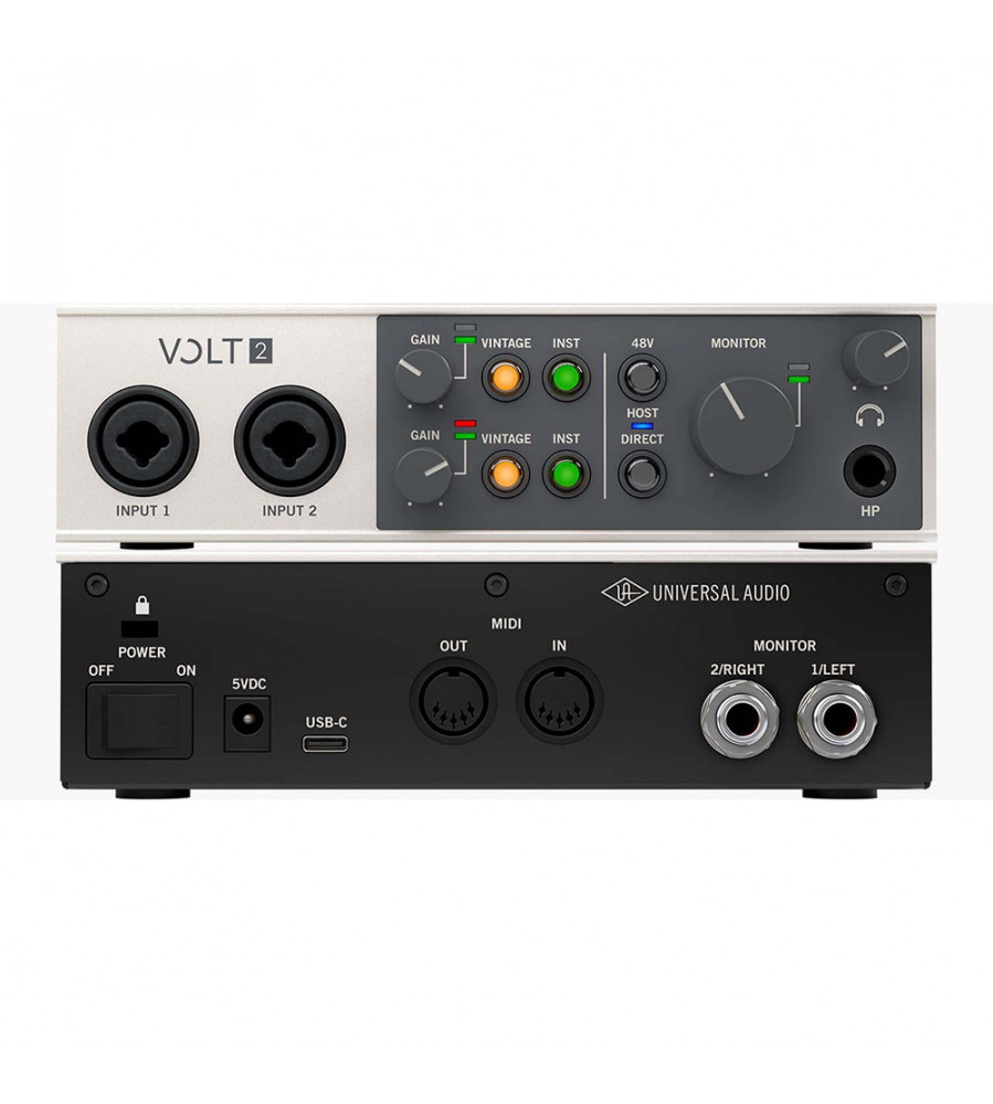 Universal Audio Volt 2 - USB Audio Interface online in India at johnsmusicin at the lowest price Online price in India