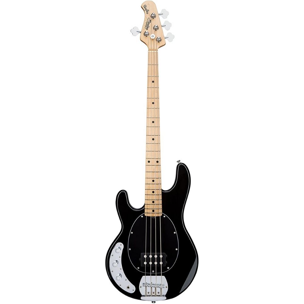 Sterling by Music Man StingRay Ray4 Bass Guitar Black Left-Handed