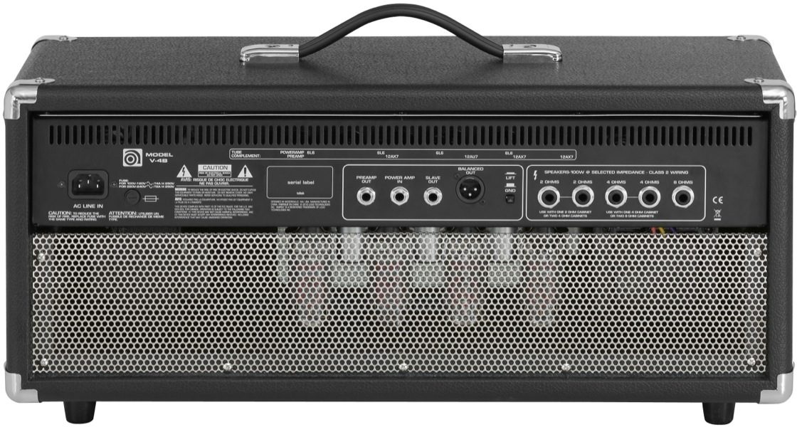 Ampeg V-4B 100-Watt Tube Bass Head