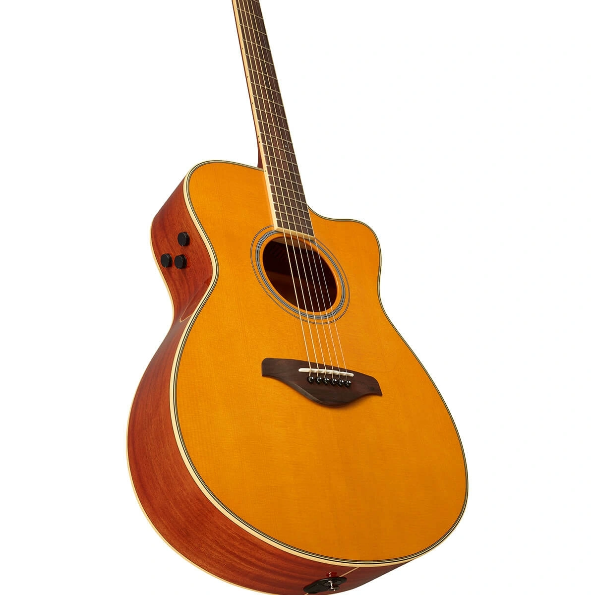 Yamaha FSC-TA Vintage Tint Trans Acoustic Guitar online in India at johnsmusicin at the lowest price Online price in India