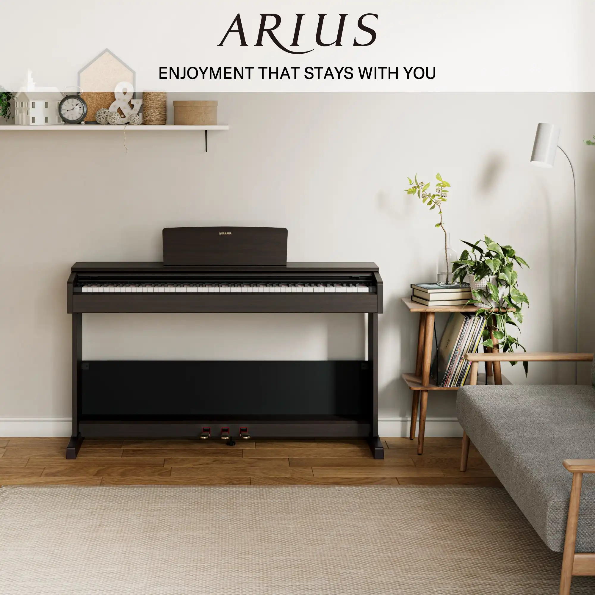 Yamaha YDP-105 Arius Digital Piano online in India at johnsmusicin at the lowest price Online price in India