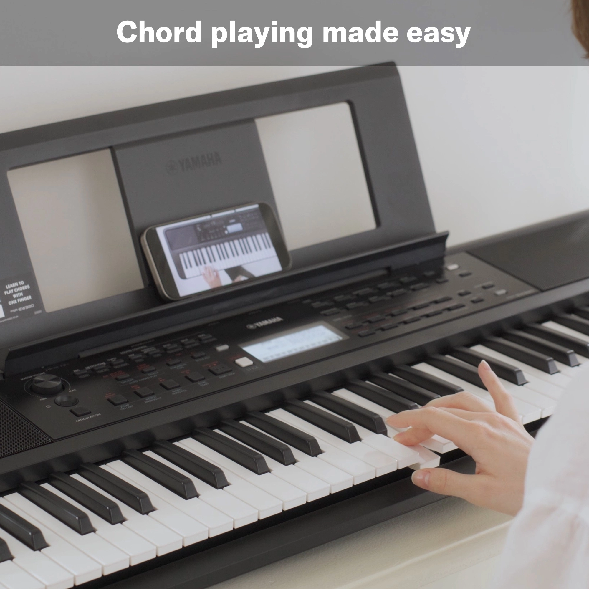 Yamaha PSR-EW320 Portable Keyboard With 76 Keys online in India at johnsmusicin at the lowest price